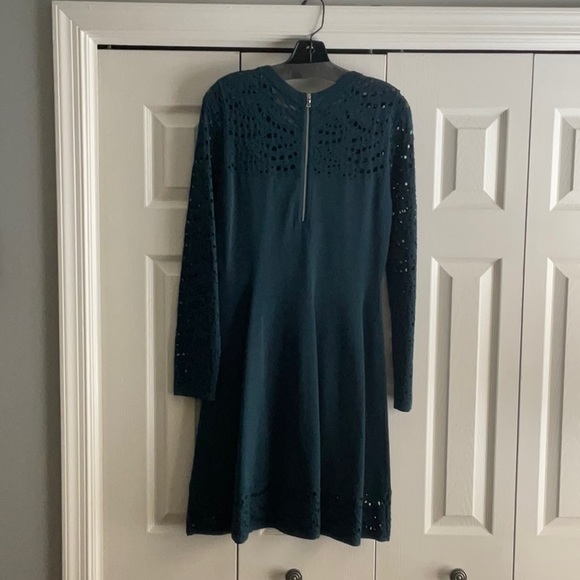 Milly Lace Pointelle Fit and Flare Dress - Picture 4 of 7